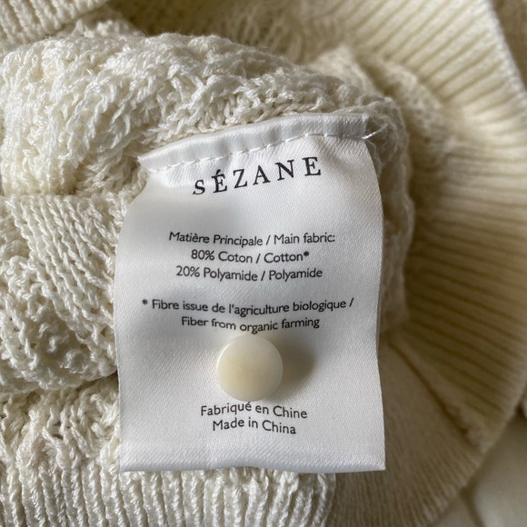 Sézane Alessandro Cream Top XXS - Picture 6 of 6